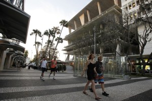 Shoppers in Miami.