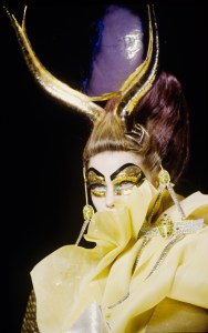 Outtake; Model on the runway of the Christian Dior spring 2004 couture collection on January 19, 2004 in Paris, France.Article title: "Quelle Difference"