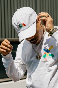 A look from Bennett's Pride Collection for Urban Outfitters.