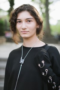 Street style at Tbilisi Fashion Week Fall 2017