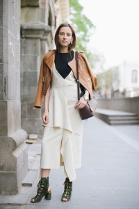 Street style at Tbilisi Fashion Week Fall 2017