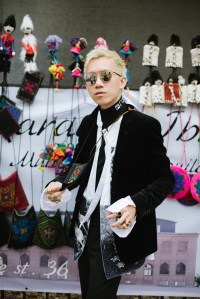Street style at Tbilisi Fashion Week Fall 2017