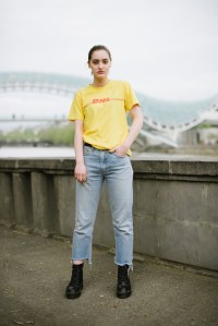 Street style at Tbilisi Fashion Week Fall 2017