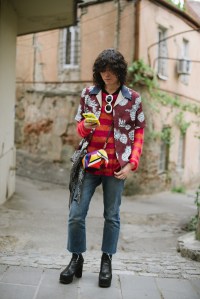 Street style at Tbilisi Fashion Week Fall 2017