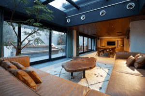 A suite at Trunk Hotel in Tokyo.