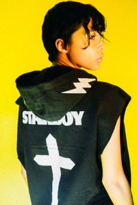 A look from The Weeknd’s ‘Starboy’ collection.
