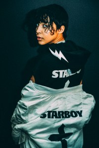 A look from The Weeknd’s ‘Starboy’ collection.