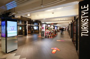 A Turnstyle entrance.