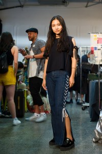 Street style at Shanghai’s Central Studios' annual fair day