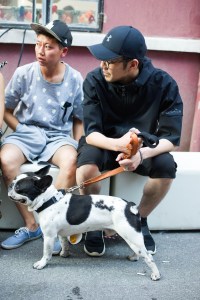 Street style at Shanghai’s Central Studios' annual fair day