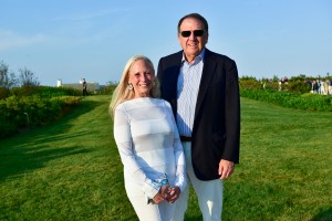 Karen LeFrak, Richard LeFrak==The 17th Annual Midsummer Night Drinks Benefiting God's Love We Deliver==Private Residence, Southampton NY==June 10, 2017==©Patrick McMullan==Photo - Sean Zanni/PMC====