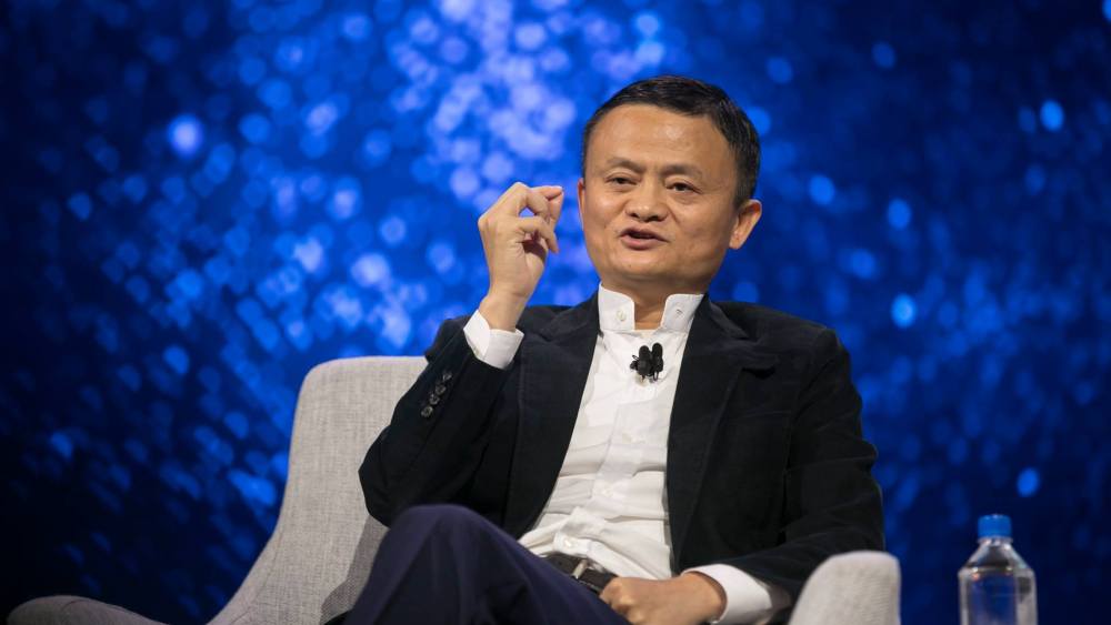 Alibaba founder and chairman, Jack Ma, at the company's Gateway conference in Detroit.