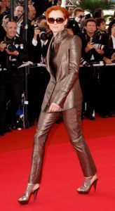 British Actress Tilda Swinton Arrives For a Gala Screening of Us Director Steven Soderbergh's Film 'Ocean's Thirteen' Running out of Competition at the 60th Cannes Film Festival 24 May 2007 in Cannes FranceFrance Cannes Film Festival - 24 May 2007