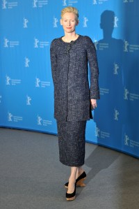 Tilda Swinton'Hail, Caesar!' photocall, 66th Berlinale International Film Festival, Berlin, Germany - 11 Feb 2016WEARING CHANEL SAME OUTFIT AS MARIACARLA BOSCONO ON THE CATWALK *5567463ai