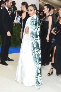 Ruth NeggaThe Costume Institute Benefit celebrating the opening of Rei Kawakubo/Comme des Garcons: Art of the In-Between, Arrivals, The Metropolitan Museum of Art, New York, USA - 01 May 2017WEARING VALENTINO SAME OUTFIT AS CATWALK MODEL *8081586x