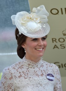 Catherine Duchess of Cambridge presents the trophies to the winning connections after Lady Aurelia had won The King?s Stand Stakes at Ascot Racecourse.Royal Ascot, Day One, UK - 20 Jun 2017