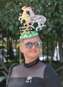 A racegoer arrives at Ascot Racecourse.
Royal Ascot, Day One, UK - 20 Jun 2017