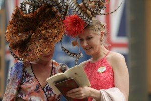 Racegoers pose for pictures as she arrives on Ladies Day at Royal Ascot near London, Britain, 22 June 2017. Royal Ascot runs until 24 June.Royal Ascot Ladies Day, London, United Kingdom - 22 Jun 2017