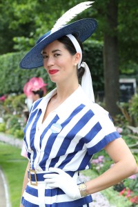 A racegoer arrives for Ladies Day.Ladies Day, Royal Ascot, UK - 22 Jun 2017