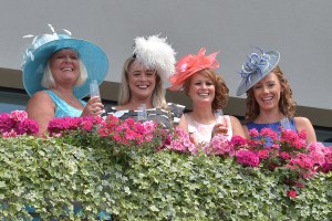 Racegoers enjoy themselves.Royal Ascot 2017, Day Four, at Ascot Racecourse on Friday 23rd June.
