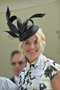 Holly Willoughby presents the trophies for The King Edward Vll Stakes at Ascot Racecourse.Royal Ascot 2017, Day Four, at Ascot Racecourse on Friday 23rd June.
