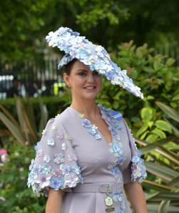 A racegoer arrives at the racecourse.Royal Ascot 2017, Day Four, at Ascot Racecourse on Friday 23rd June.
