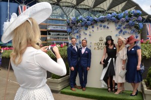 Racegoers enjoy themselves.Royal Ascot 2017, Day Four, at Ascot Racecourse on Friday 23rd June.