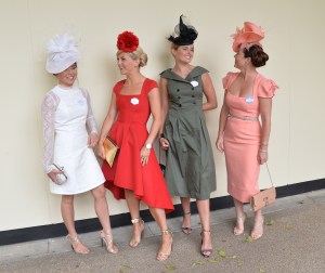 Racegoers enjoy themselves.Royal Ascot 2017, Day Four, at Ascot Racecourse on Friday 23rd June.