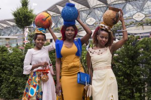 left to right - Purity Waweru, Dianah Broady and Regina Waweru.Ladies Day, Royal Ascot, UK - 22 Jun 2017