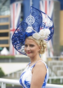 Racegoers show off their hatsLadies Day, Royal Ascot, UK - 22 Jun 2017