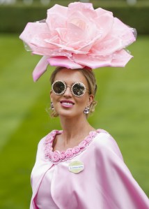 Racegoers show off their hatsLadies Day, Royal Ascot, UK - 22 Jun 2017