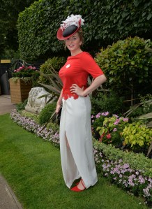 Lauren Moncreaff arrives at the racecourse.Royal Ascot 2017, Day Five, on Saturday 24th June.