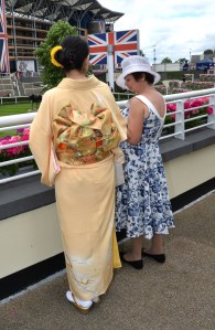 Racegoers arrive at the racecourse.Royal Ascot 2017, Day Five, on Saturday 24th June.
