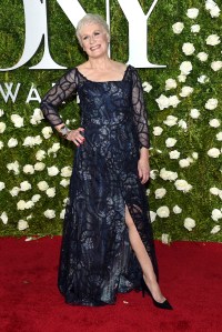 Glenn Close arrives at the 71st annual Tony Awards at Radio City Music Hall on Sunday, June 11, 2017, in New York. (Photo by Evan Agostini/Invision/AP)