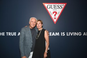 Paul Marciano and FIDM vice president of education Barbara Bundy