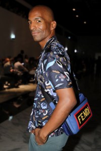 David Comrie front row at Fendi