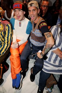 Lil Peep front row at Fendi