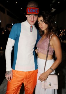 Lil Peep front row at Fendi