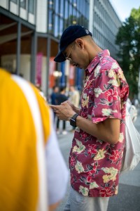 Street style at Paris Fashion Week Men's Spring 2018