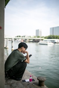 Street style at Paris Fashion Week Men's Spring 2018