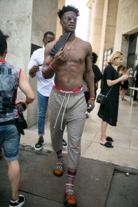 Street style at Paris Fashion Week Men's Spring 2018