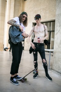 Street style at Paris Fashion Week Men's Spring 2018
