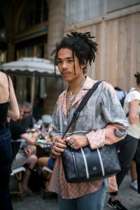 Street style at Paris Fashion Week Men's Spring 2018