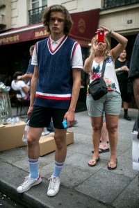 Street style at Paris Fashion Week Men's Spring 2018