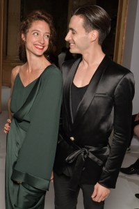 Dorothee Gilbert and Sebastien Bertaud at Balmain