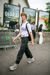 Street style at Paris Fashion Week Men's Spring 2018
