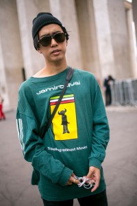 Street style at Paris Fashion Week Men's Spring 2018