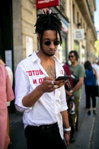 Street style at Paris Fashion Week Men's Spring 2018