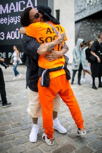 Street style at Paris Fashion Week Men's Spring 2018