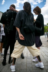 Street style at Paris Fashion Week Men's Spring 2018